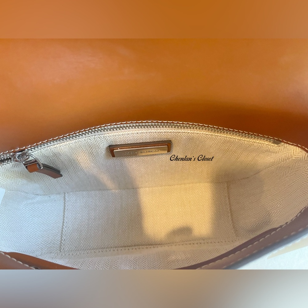 🔥NeW! Tory Burch Thea Canvas Convertible Bag - Picture 9 of 14
